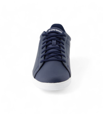 Le Coq Sportif Courtset 2 Sneakers i lder marinbl