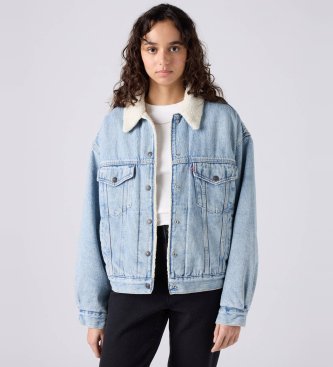 Levi's Jakna 90s Sherpa Trucker modra