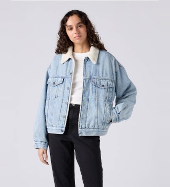 Levi's Jakna 90s Sherpa Trucker modra