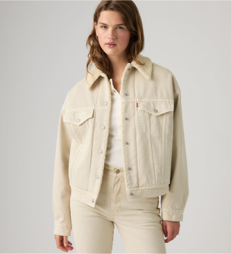 Levi's 90s Sherpa Trucker jacket in beige