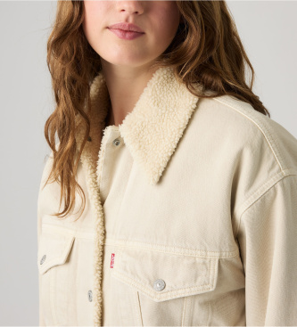 Levi's 90s Sherpa Trucker jacket in beige