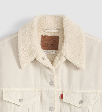 Levi's 90s Sherpa Trucker jacket in beige
