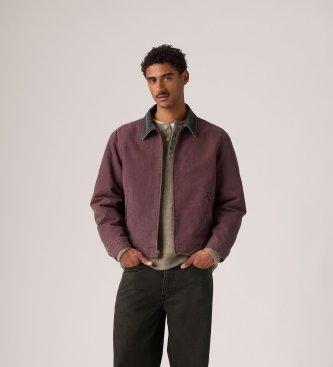 Levi's Castro Full Zip Jacket with brown lining