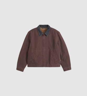 Levi's Castro Full Zip Jacket with brown lining