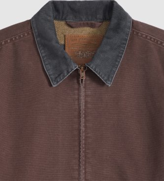 Levi's Castro Full Zip Jacket with brown lining