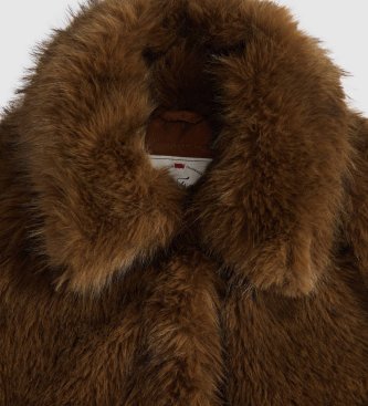 Levi's Laney Faux Fur brown jacket