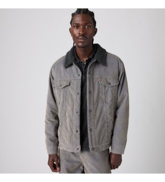 Levi's Blue Relaxed Fit Sherpa Trucker Jacket