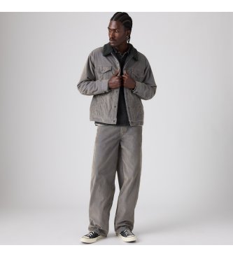 Levi's Blue Relaxed Fit Sherpa Trucker Jacket