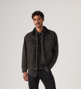 Levi's Brown Relaxed Fit Sherpa Trucker Jacket