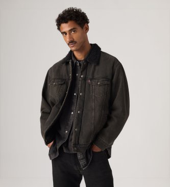 Levi's Brown Relaxed Fit Sherpa Trucker Jacket