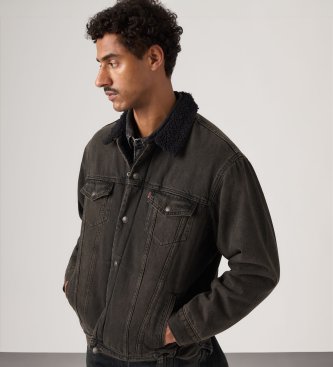 Levi's Brown Relaxed Fit Sherpa Trucker Jacket