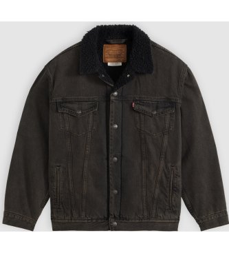 Levi's Brown Relaxed Fit Sherpa Trucker Jacket