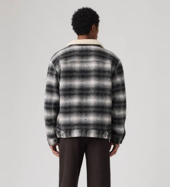 Levi's Veste Trucker coupe ample grise