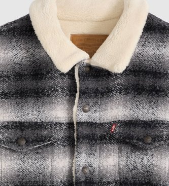 Levi's Veste Trucker coupe ample grise