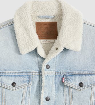 Levi's Type 3 Sherpa Trucker Jacket light blue