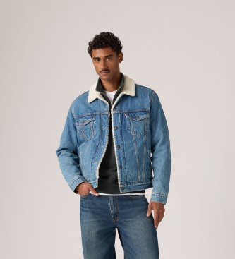 Levi's Jacke Type 3 Sherpa Trucker mittelblau