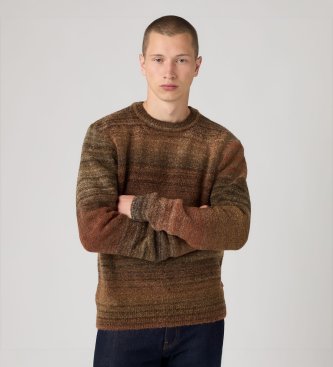 Levi's Brown Bouclé Presidio Sweater