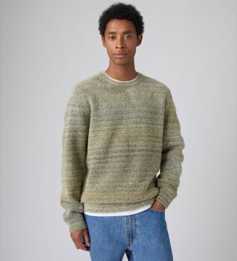 Levi's Green Bouclé Presidio Sweater