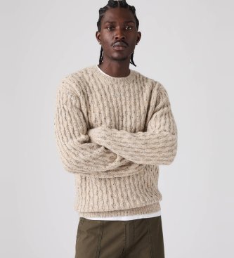 Levi's Presidio Crew Neps sweater brun