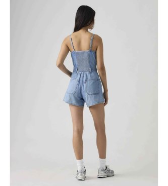 Levi's Dungarees Sqaure Neck Romper I Will blue