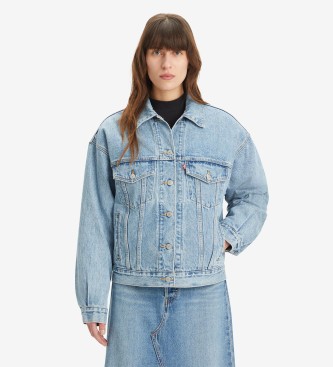 Levi's Giacca camionista in shearling 3 in 1 anni '90 Blu