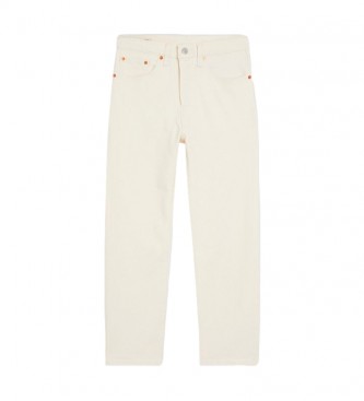Levi's Jeans 501 Crop White 