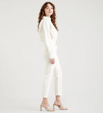 Levi's Jeans 501 Crop blanc 