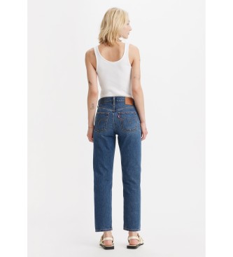 Levi's Jeans 501 Original Lichtgewicht cropped blauw