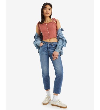 Levi's Jeans 501 Original Cropped blue