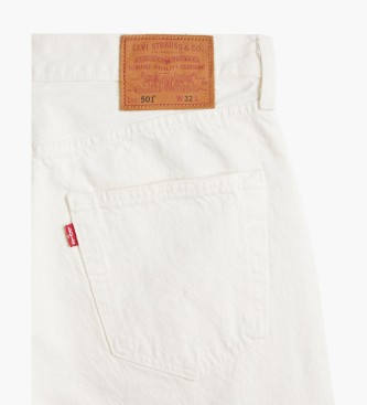 Levi's Shorts 501 Hemmed off white