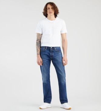 Levi's Jeans 501 Original Selvedge indygo niebieski