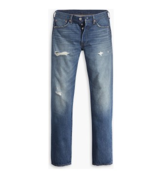 Levi's Jeans 501 Original Rips Blauw 