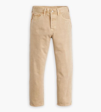 Levi's Gekrzte Jeans 501 Original beige