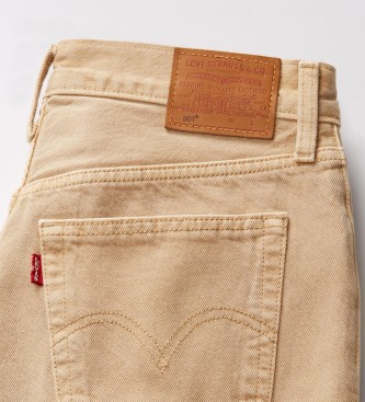 Levi's Przycięte dżinsy 501 Original beżowe