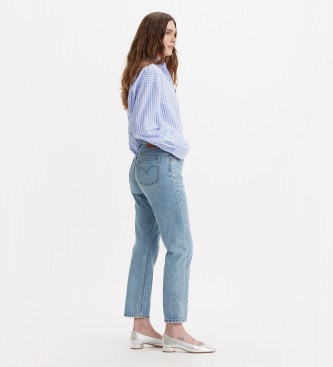 Levi's 501 Jeans blu ritagliati leggeri originali