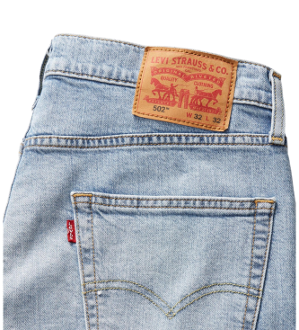 Levi's Taps toelopende jeans 502 blauw