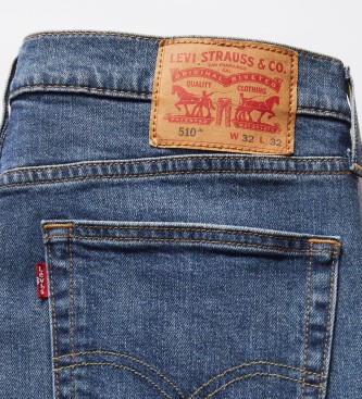 Levi's Dżinsy skinny 510 niebieskie