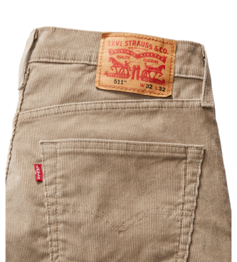 Levi's Calas de ganga skinny 511 bege