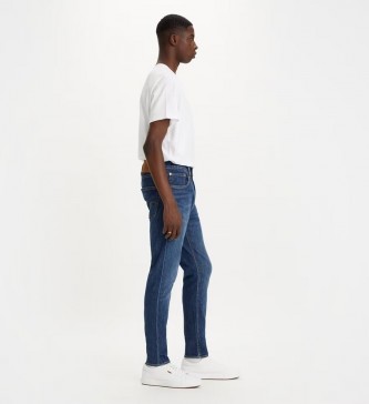 Levi's jeans 512 Slim Taper Dark Indigo - Brugt i mrkebl