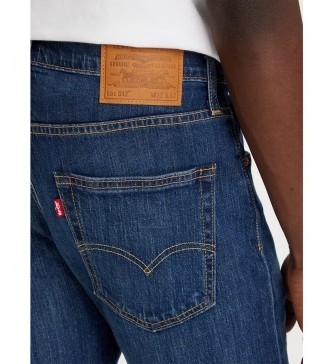 Levi's jeans 512 Slim Taper Dark Indigo - Usado em azul escuro