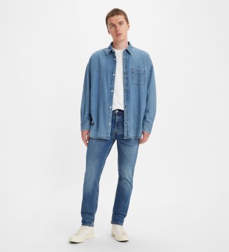 Levi's Dżinsy 512 Slim Taper Selvedge niebieskie