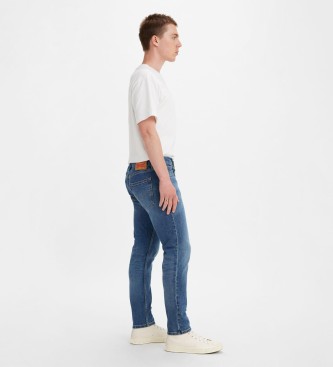 Levi's Dżinsy 512 Slim Taper Selvedge niebieskie