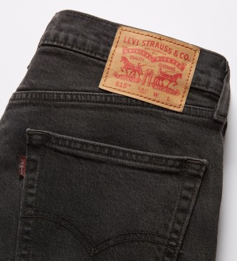 Levi's Jeans 515 Taps toelopende Slim Fit zwart
