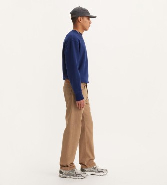 Levi's Dżinsy 555 Relaxed Straight brązowe