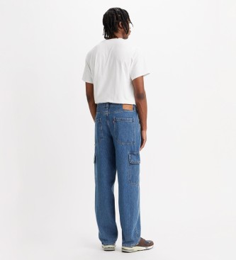 Levi's Jean cargo droit et baggy 568 bleu