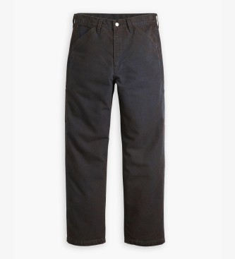 Levi's Byxor 568 carpenter raka och baggy svart