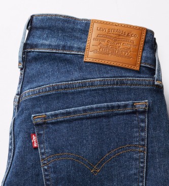 Levi's Jeans skinny 711 blu con doppio bottone