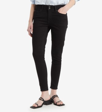 Levi's Jeans skinny con doppio bottone 711 nero