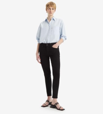 Levi's Jeans skinny con doppio bottone 711 nero