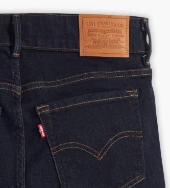 Levi's Jeans 711 skinny jeans dubbele knoop marine
